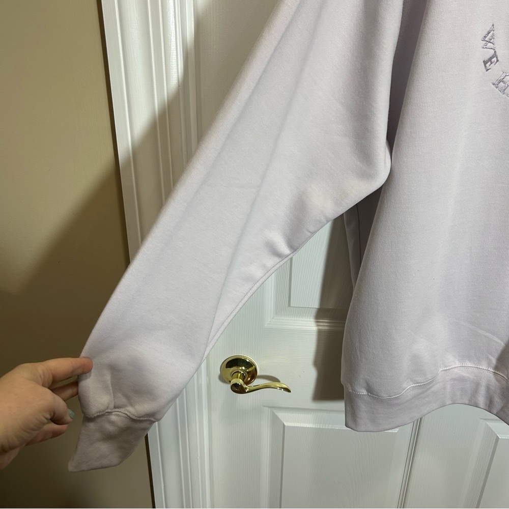 Love & Faith Pastel Purple Embroidered Detail Sweatshirt - Picture 5 of 7